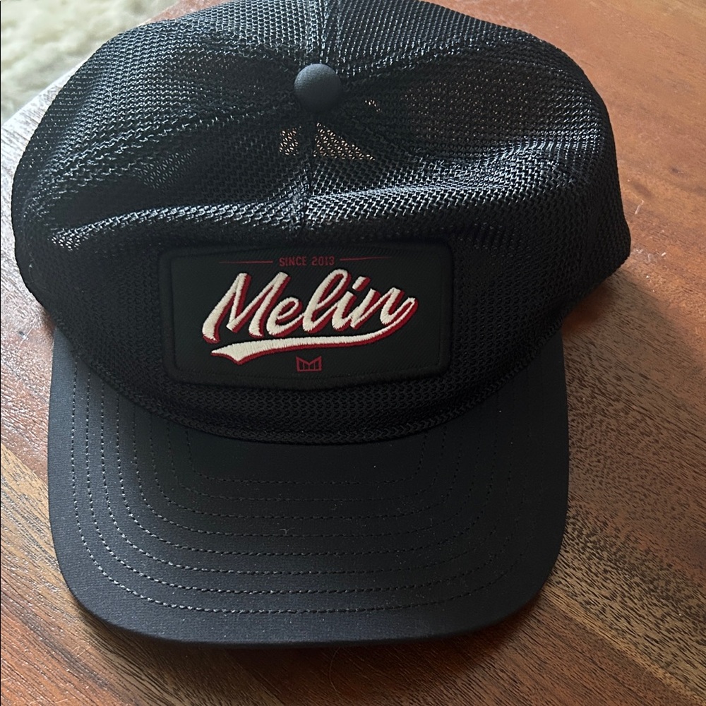 Melin Brand Black Mesh Cap